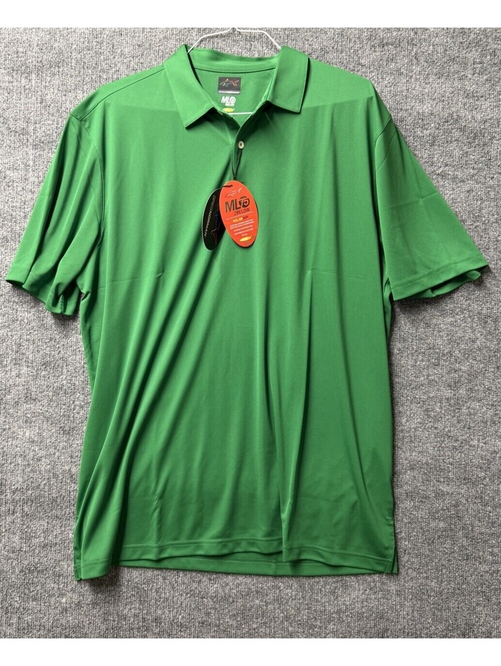 NWT Men’s Greg Norman Polo, Size: L/G , Color: Green JZ33